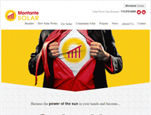 Tablet Screenshot of montantesolar.com